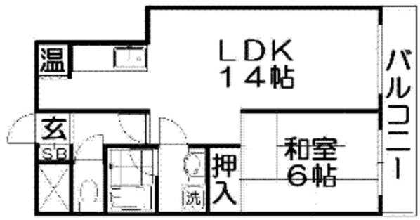 龍宝マンションの物件間取画像